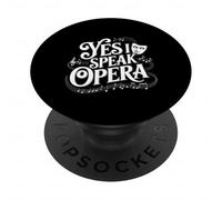Yes I Speak Opera Cantante teatrale - PopSockets PopGrip Adesivo