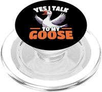Yes I Talk To My Goose Funny Goose Amante Umorismo PopSockets PopGrip per MagSafe