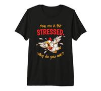 Yes, I'm A Bit Stressed I Sono Stressato dal Sarcasmo Maglietta Premium