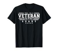 Yes, I'm a Veteran. No, I'm Not Sorry Maglietta