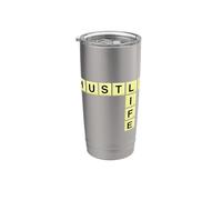 Yes I'm Hustling Motivation Workout, tuta da ginnastica Bicchiere termico in acciaio inox doppia parete