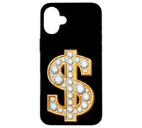 Yes I'm Rich, Elegant Hip Hop Cool Necklace with Dollar Custodia per iPhone 16 Plus