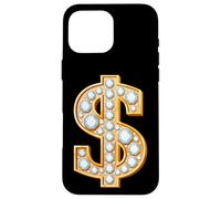 Yes I'm Rich, Elegant Hip Hop Cool Necklace with Dollar Custodia per iPhone 16 Pro Max