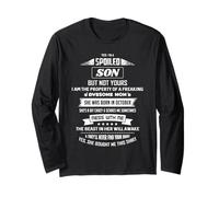 Yes I'm Spoiled Son - October Mom Compleanno Regalo Maglia a Manica