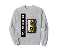 Yes I'm That Old Anni '80 Analog Kid - Retro Cassette Tape Felpa
