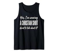 Yes I'm Wearing A Christian Shirt for Men Canotta