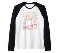 Yes It's My Birthday Capodanno Maglia con Maniche Raglan