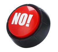 Yes No Button - Answer Buzzers For Classroom | Squeeze Prank Toy Button with Musical Sounds - YES/NO/SORRY/MAYBE Fun Interactive Game Quiz for Kids Students ABS 9cm