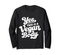 Yes This Is A Vegan Body Maglia a Manica