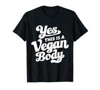 Yes This Is A Vegan Body Maglietta