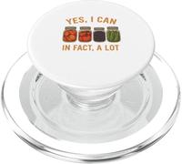 Yes We Can Funny Retro Canning Season Design PopSockets PopGrip per MagSafe