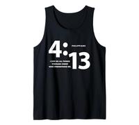 Yes You Can - Filippesi 4:13 Versetto della Bibbia Cristiano Canotta