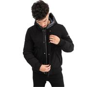 Yes Zee 8050716785670 GIUBBINO TIPO BOMBER CON CAPPUCCIO Nero NERO
