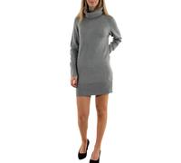 Yes Zee abito dolcevita corto in maglia lurex grigio S