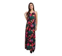 YES ZEE - Abito Lungo con Motivo Floreale - - Dresses - Donna - Multicolore - L