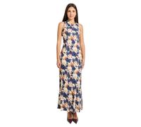 YES ZEE - Abito Lungo Floreale Senza Maniche - - Dresses - Donna - Blu - L