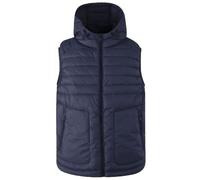 Yes Zee Blue Nylon Sleveless Jacket - XL
