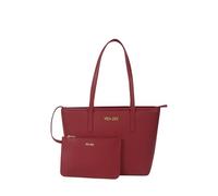 Yes Zee Borsa shopper da spalla in ecopelle con pochette all'interno, chiusura a zip. Logo in rilievo sul davanti. DIMENSIONI: 41x29x14 (BORDEAUX, Taglia Unica)