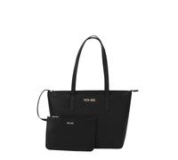Yes Zee Borsa shopper da spalla in ecopelle con pochette all'interno, chiusura a zip. Logo in rilievo sul davanti. DIMENSIONI: 41x29x14 (NERO, Taglia Unica)