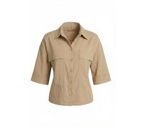 Yes Zee Camicetta G210 E00 0298 Fango, Beige, XS (IT, Testo, XS, Regular, Regular, Beige)