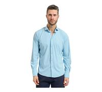 YES ZEE - Camicia Elasticizzata - - Shirts - Uomo - Blu - S