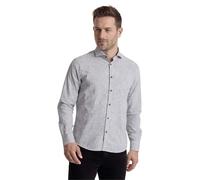 Yes Zee Camicia Uomo Lino Rigato Collo Francese Art. 01C505