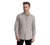 Yes Zee Camicia Uomo Lino Rigato Collo Francese Art. 01C505
