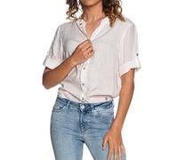YES-ZEE Camicie Donna C231-YZ00 Lino Bianco - Large