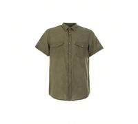 Yes-zee Camicie Verde C702 UL00 Composizione: 55% lino, 45% cotoneColore: verdeDescrizione: camicia a maniche corte realizzata in misto lino.Look pulito con abbottonatura coperta e colletto all'italia