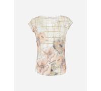 Yes Zee T-Shirt Donna Stampa sublimatica Beige XL