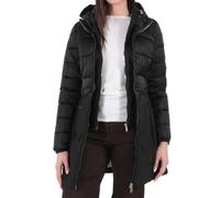 Yes Zee Giacca da Donna Lunga Trapuntata con Cappuccio Nera Taglia L Codice O003-M800-0801