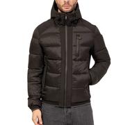 Yes Zee Giacca da Uomo Trapuntata con Inserti Softshell Marrone Taglia 3XL Codice J870-O100-0232 Marrone