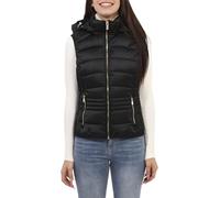 Yes Zee Gilet da Donna Trapuntato con Cappuccio Nero Taglia XL Codice J107-M800-0801