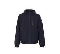 Yes Zee Giubbotto Bomber con cappuccio sfoderato, zip a chiusura e tasche laterali. (IT, Testo, M, Regular, Regular, Nero)