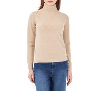 Yes Zee maglia dolcevita lurex beige L