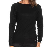 Yes Zee Maglia Donna Girocollo Viscosa Nera Donna 1044 M053 RU00 0801