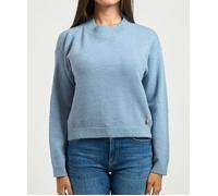 Yes Zee maglia lupetto con dettagli lurex celeste S