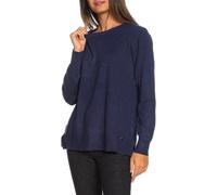 Yes Zee maglia donna misto modal blu