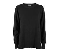 Yes Zee Maglia Girocollo Misto Viscosa Nero - Taglia L Abbigliamento Donna
