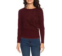 Yes Zee maglia in tessuto fluffy con lurex bordeaux M