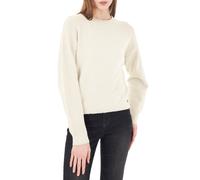 Yes Zee maglia lupetto con dettagli lurex bianco latte L