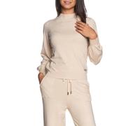 Yes Zee maglia lupetto donna misto viscosa beige