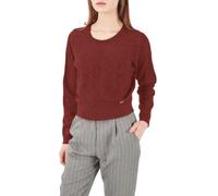 Yes Zee maglia traforata lurex bordeaux L