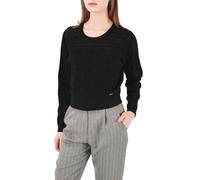 Yes Zee maglia traforata lurex nero