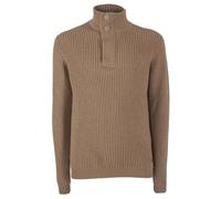 Yes Zee Maglione Uomo Lupetto Coste con Zip Collo Biscotto