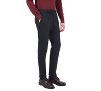 Yes Zee pantaloni in flanella slim fit nero 32