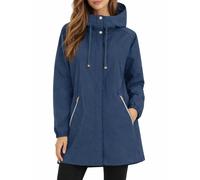 Yes Zee parka leggero con cappuccio blu