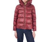 Yes Zee piumino donna in nylon trapuntato rosso
