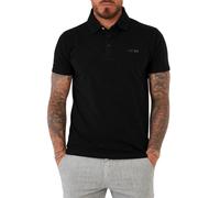 Yes Zee polo manica corta uomo in jersey nero