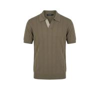 Yes Zee polo uomo in maglia di cotone marrone